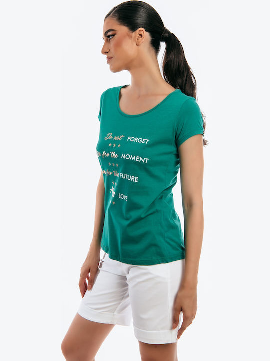 Women's Blouse Short Sleeve Mint