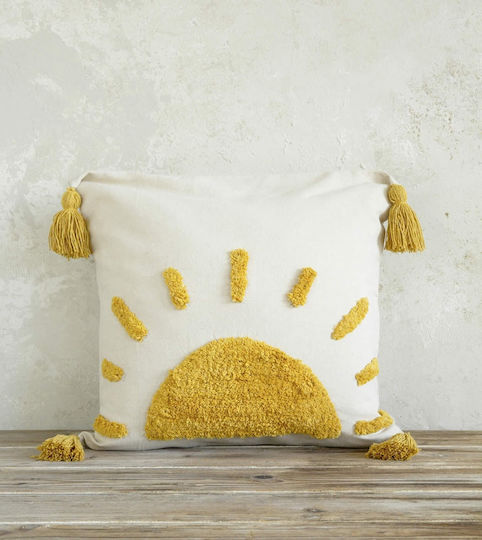 Nima Kids Decorative Pillow Sunny Ecru 45x45cm
