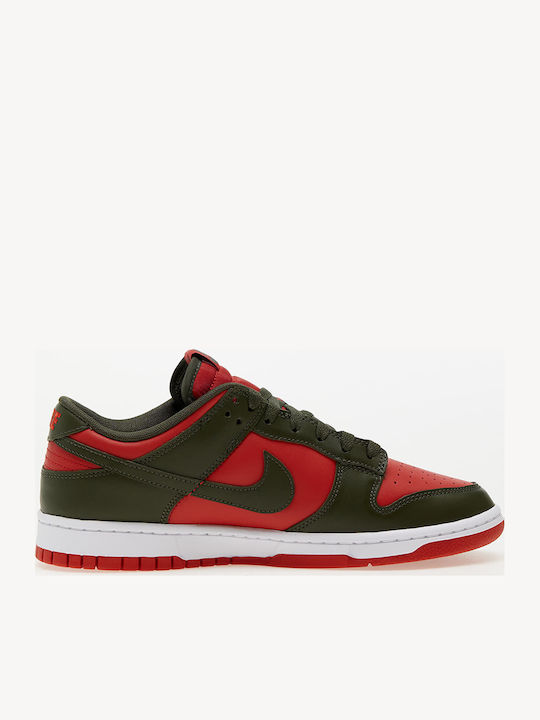 Dunk Low Retro Sneakers Mystic Red / Cargo Khaki