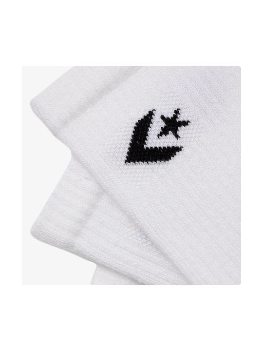 Converse Star Chevron Crew Socks White 3Pack