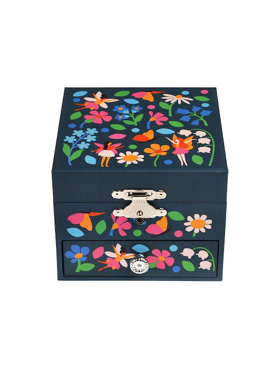 Tender Leaf Toys Caseta De Bijuterii Pentru Copii Fairies Garden Albastru Deschis