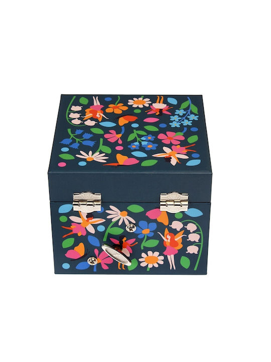 Tender Leaf Toys Caseta De Bijuterii Pentru Copii Fairies Garden Albastru Deschis