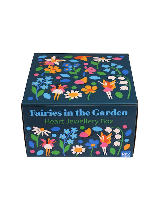 Tender Leaf Toys Caseta De Bijuterii Pentru Copii Fairies Garden Albastru Deschis