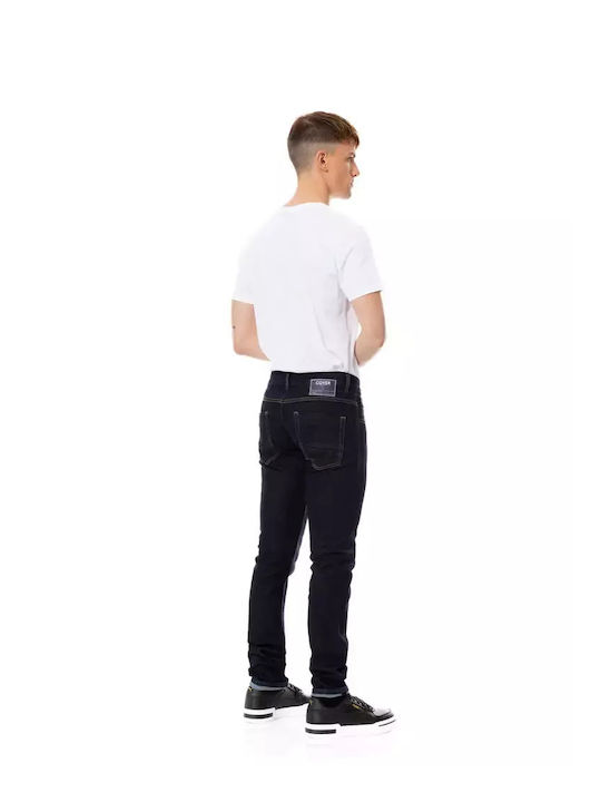 Cover Men's Jeans Pants Elastic with Slim Fit Blue