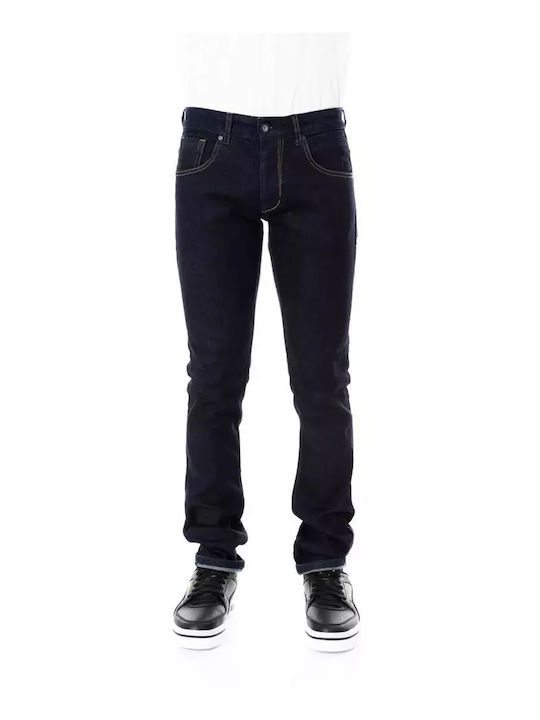 Cover Men's Jeans Pants Elastic with Slim Fit Blue