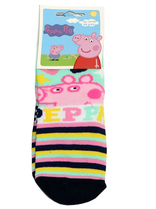 Peppa Pig Παιδικές Κάλτσες Αντιολισθητικές Πολύχρωμες