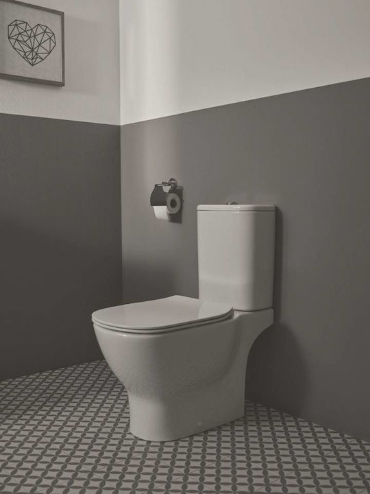 Ideal Standard Floor-Standing Toilet Without Cover White
