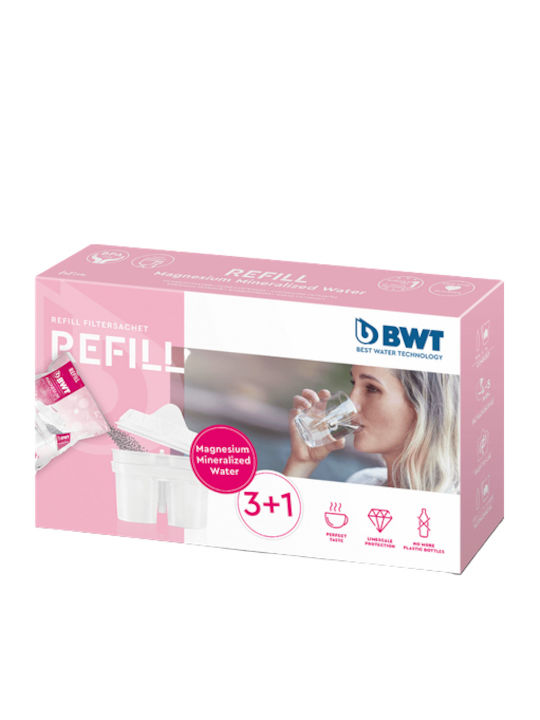 BWT Water Filter Replacement for Pitcher Longlife 4pcs