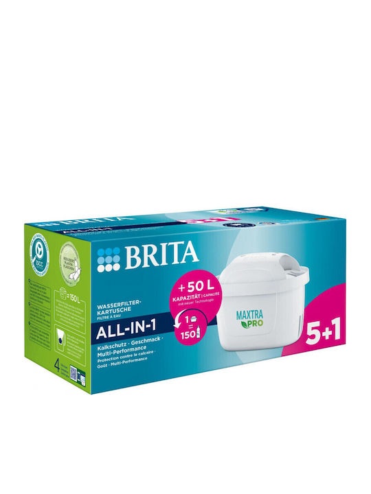 Brita Резервен филтър за вода за кана Maxtra Pro All-in-1 6бр