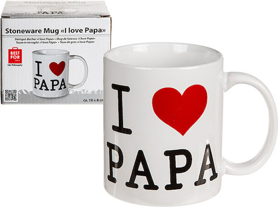 I Love Papa Becher Keramik Rot 300ml V0300504