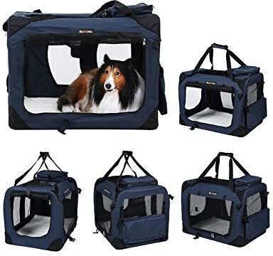 Feandrea Geantă pentru transport câine Blue M70xL52xA52cm.