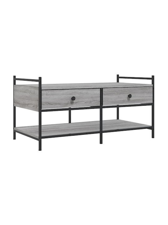 Rechteckig Couchtisch Grey Sonoma L99xB50xH50cm