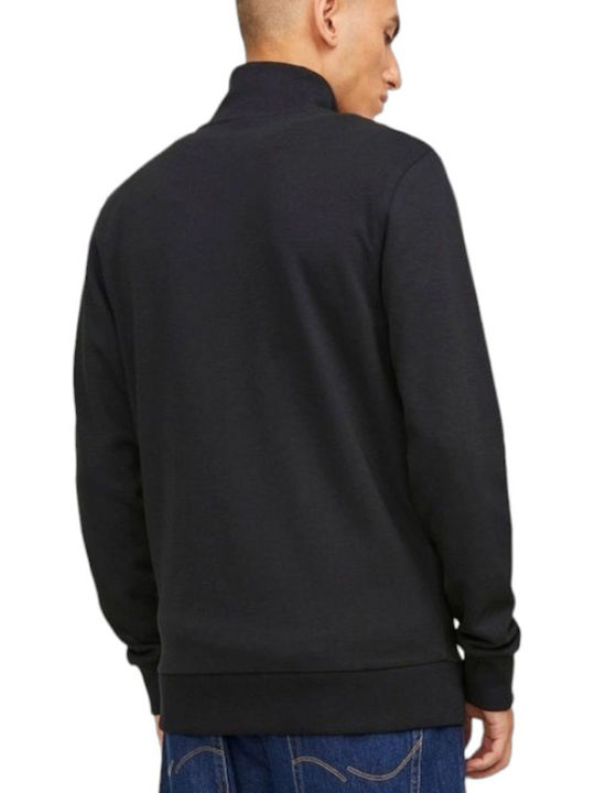 Jack & Jones Sweat Ανδρική Φούτερ Ζακέτα BLACK