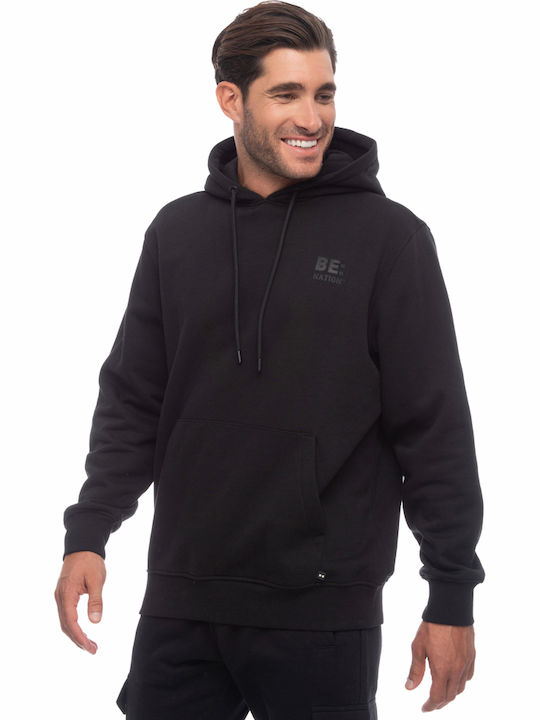 Sweatshirt mit Kapuze Schwarz