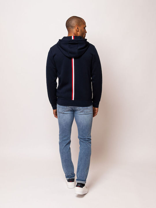 Men's Sweatshirt with Navy Blue Hood