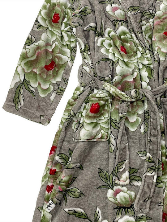 Ustyle Pentru Femei Halat Gray