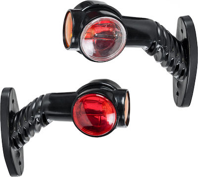 GloboStar Truck Volume Lights 24pcs 24V - Red 79925