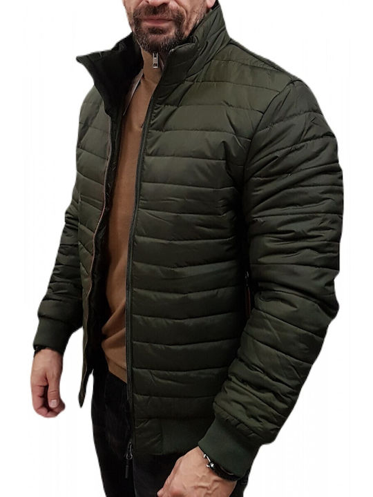 09-200201 Winter Jacke Puffer Deep Olive