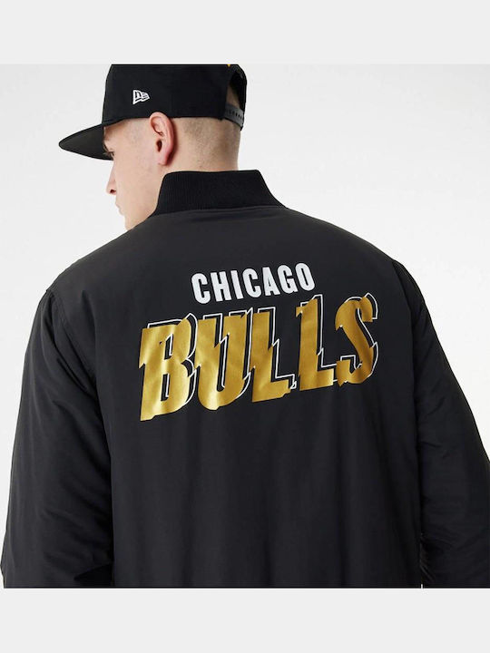 Nba Winter Jacke Bomber Black