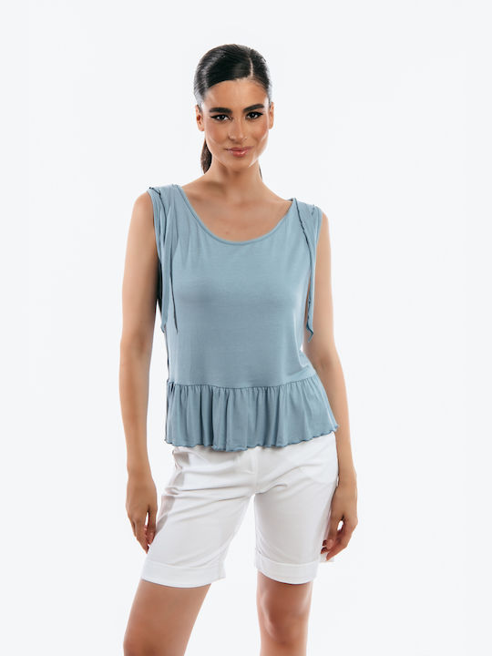 Boutique Damen Bluse Ärmellos Ciell