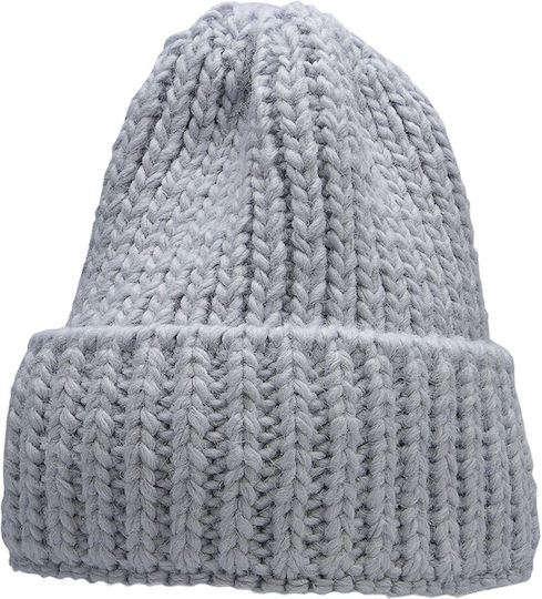 Beanie Männer Beanie mit Rippstrick in Hellblau Farbe