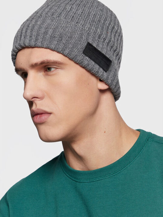 4F Beanie Ανδρικός Σκούφος σε Γκρι χρώμα