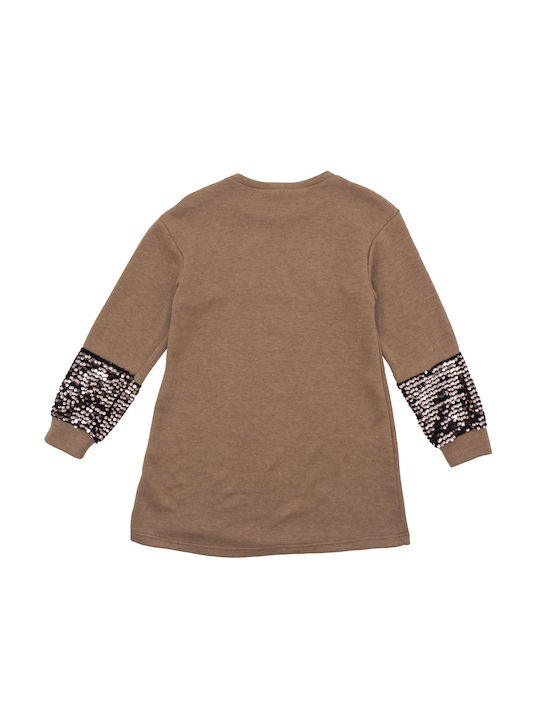 Babylon Kids Dress Brown