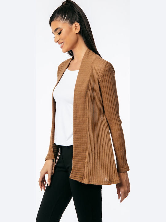 Women's Knitted Cardigan Brown