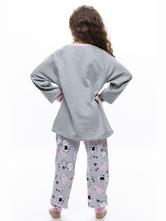 Galaxy Kids Pajamas Cotton Pink