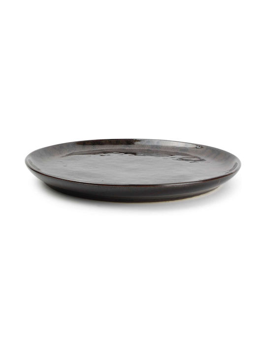 Salt & Pepper Primal Farfurie Deșert Ceramică Maro cu Diametru 21cm