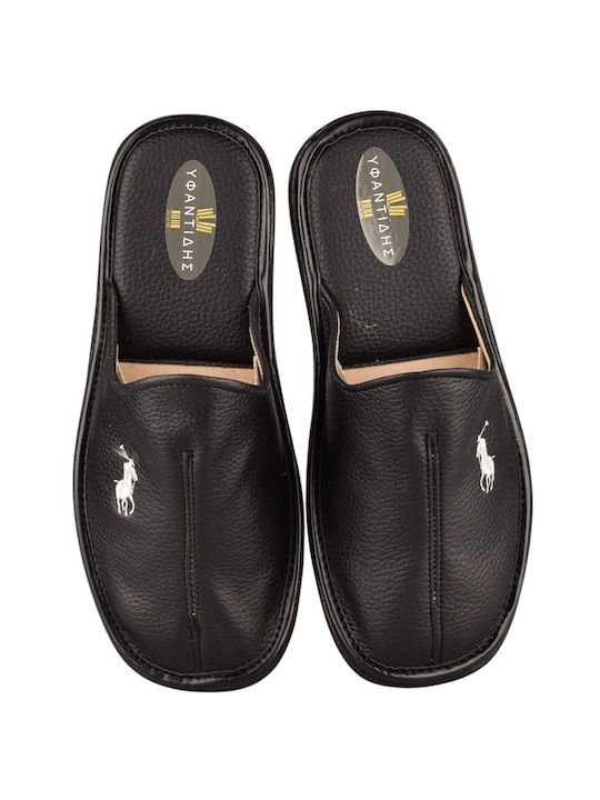 Yfantidis Men's Slipper Black