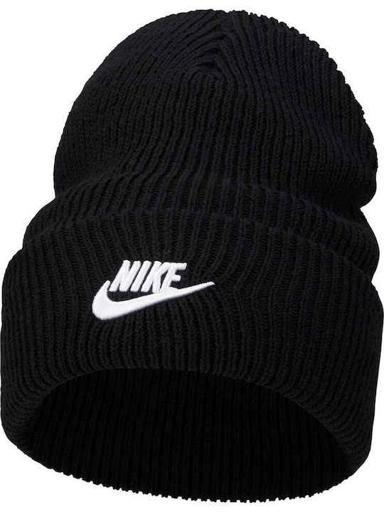 Peak Futura Beanie Unisex Beanie Knitted in Black color