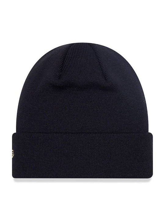 New Era Metallic Knitted Beanie Cap Black