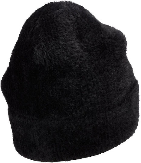 Peak Beanie Unisex Σκούφος Πλεκτός σε Μαύρο χρώμα