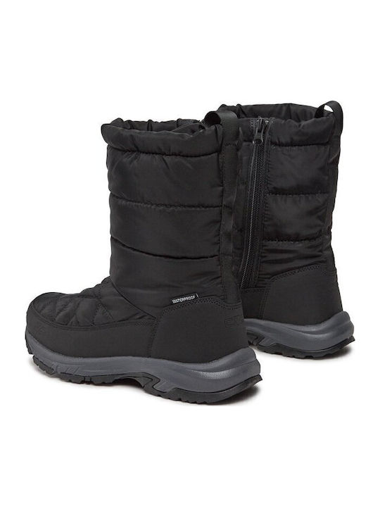 Damenstiefel mit Pelz Schwarz