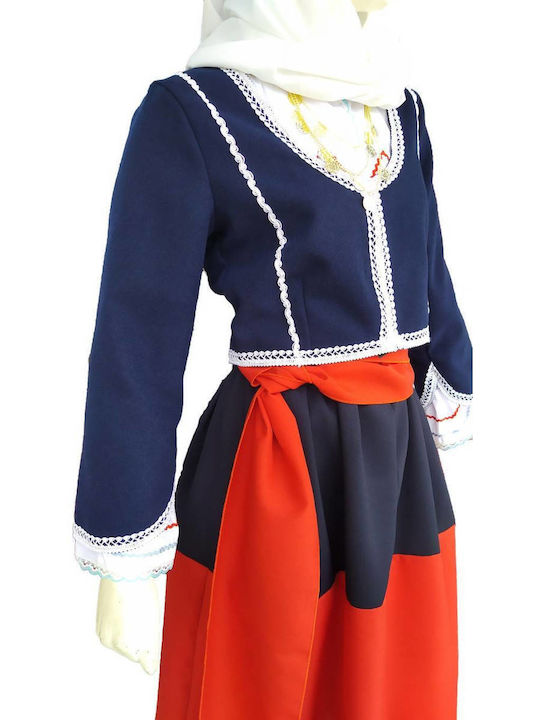 Traditional Costume Peloponnese with Scarf