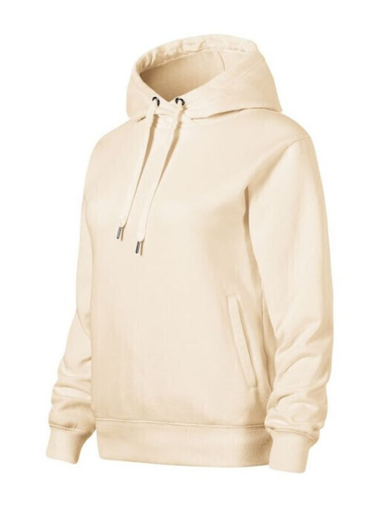 Women's Sweatshirt Hooded Beige