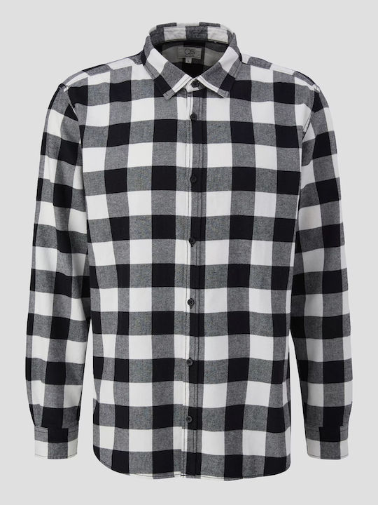Langärmlig Flanell Hemd Geprüft Black