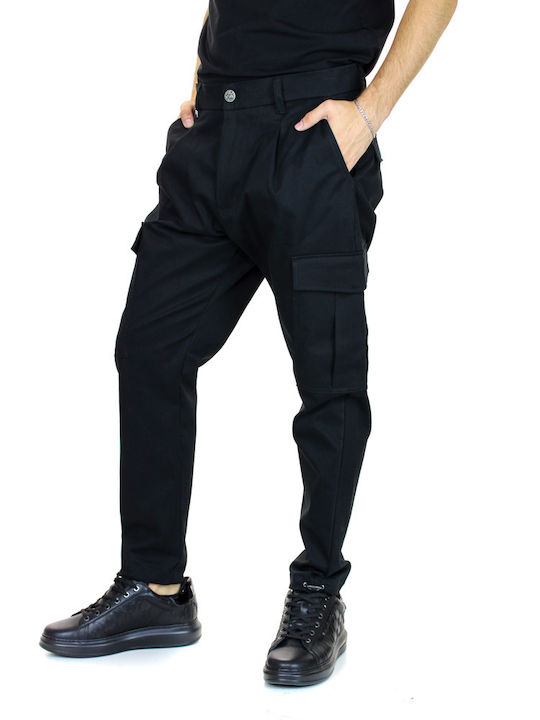 Royal Denim Men's Trousers Cargo Black