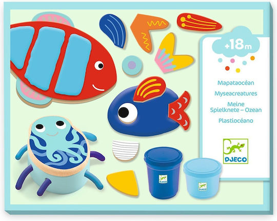 Djeco Plasticine - Marine Creatures Play Set for 1.5+ Years