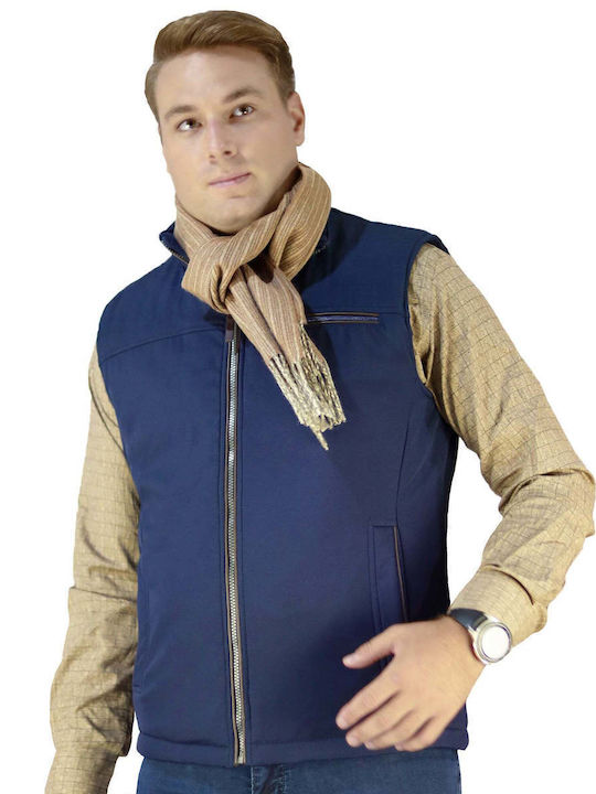 North Star Men's Sleeveless Jacket Blue