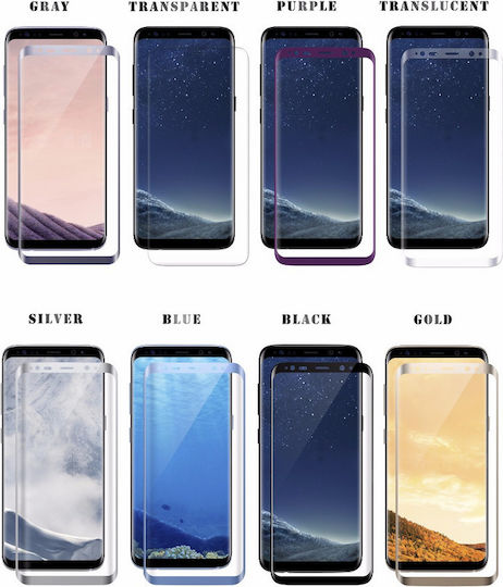 Vmax 3D 0.23mm Full Face Tempered Glass Λευκό (Galaxy S8)