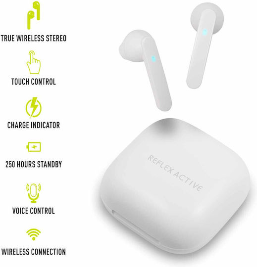 Reflex Active Series 23 Set with TWS Earbuds Smartwatch with Heart Rate Monitor (Pink Rose Gold Plated)
