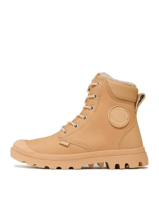 Palladium Pampa Women's Hiking Boots Beige