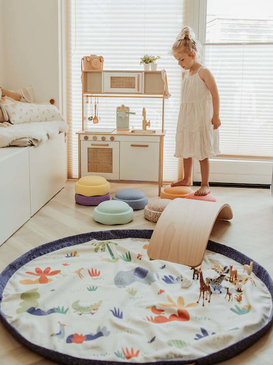 Play&go Χαλάκι Δραστηριοτήτων Πολύχρωμο 140x140cm