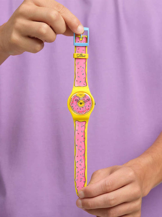 Swatch Collection Watch with Battery Mechanism Swatch Collection Watch with Battery Mechanism