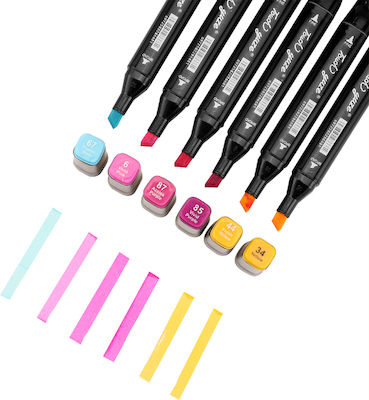 Drawing Markers Thin Set 204 Colors