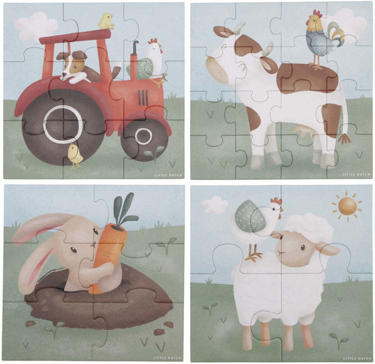 Παιδικό Puzzle Little Farm για 2+ Ετών 35pcs Little Dutch