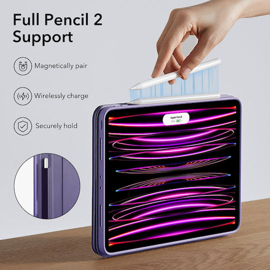 ESR Shift Magnetic Flip Cover Purple (iPad Pro 2015 12.9")