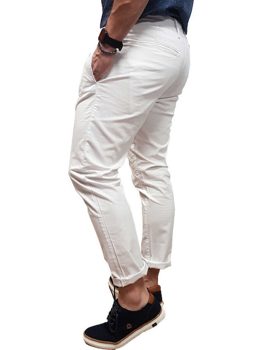 Cover Jeans Chilly Παντελόνι Λευκό